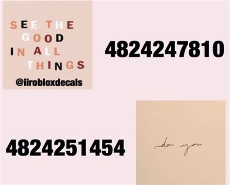 Roblox Image ID Codes .